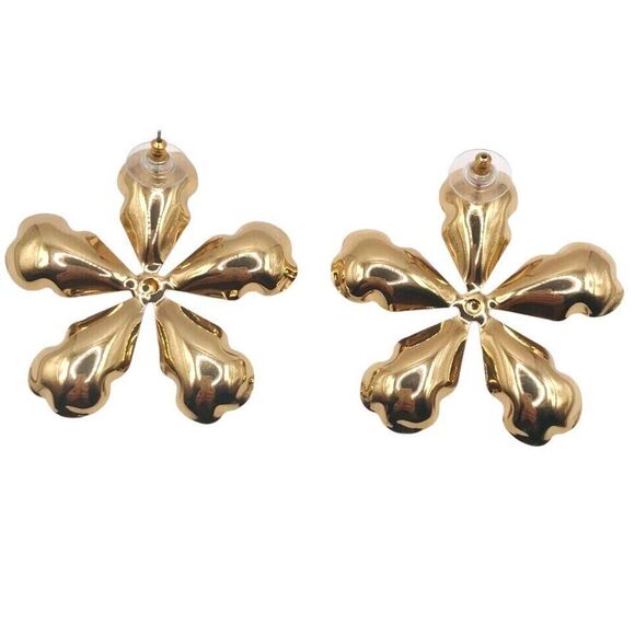 Maximalist Bold Statement Flower Earrings by Express - Picture 6 of 7